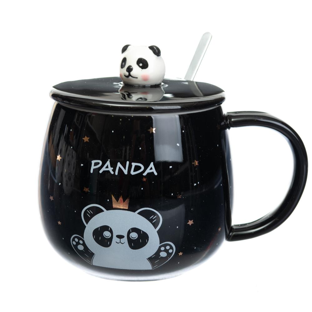 Керамическая чашка Elisey Panda со звездами 450 мл (8805-029)