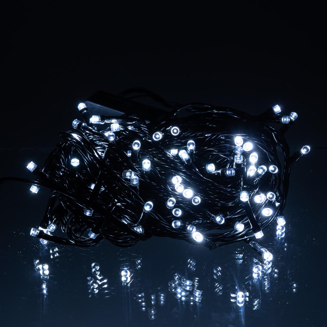 Гирлянда комнатная Нить W120LED10MBW 10 м 120 LED Черный/Белый (29912826)
