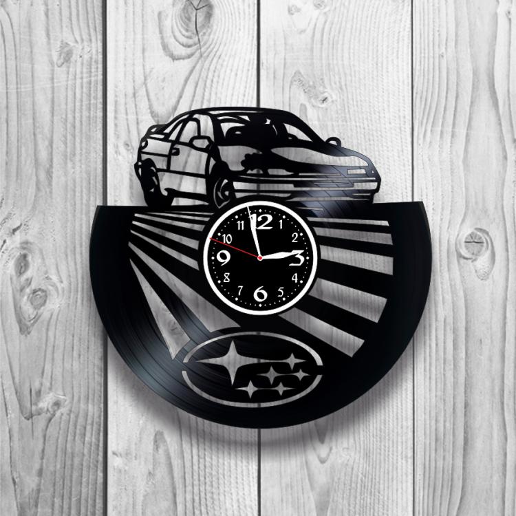 Годинник настінний Subaru 0469 з вінилової платівки