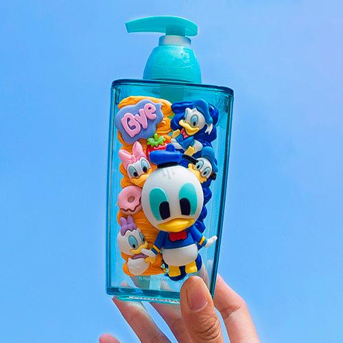 Бутылочка-дозатор детская3D для мыла Donald Bottle 420 мл Синий (3327) - фото 2 Бутылочка-дозатор детская3D для мыла Donald Bottle 420 мл Синий (3327) - фото 2