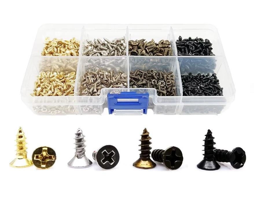 Саморезы для декора с потайной головкой M2/M3 Spec 1200 шт. (SP-2401200)