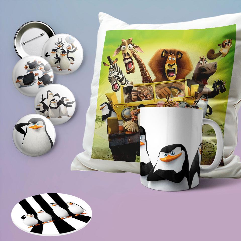 Подарочный набор бокс Пингвины Мадагаскар (235)