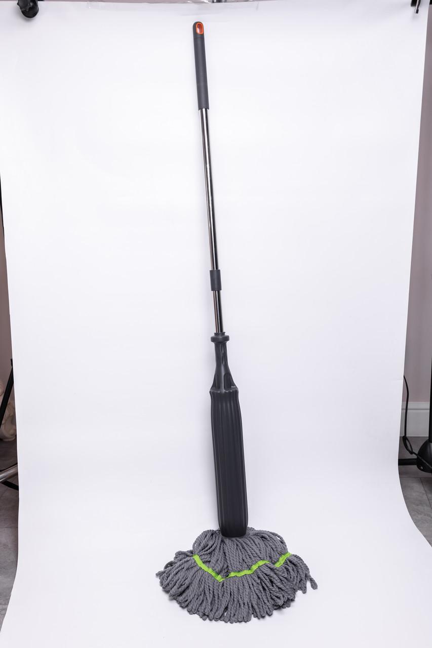 Швабра для миття підлоги універсальна кругла Синій (HP-35015-44) - фото 5