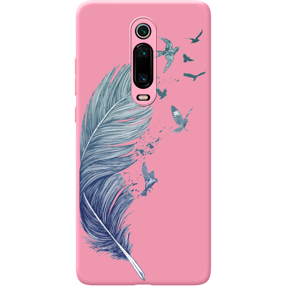 Чехол BoxFace Xiaomi Mi 9T / Mi 9T Pro Feather Розовый силикон (37376-cc38-43049)