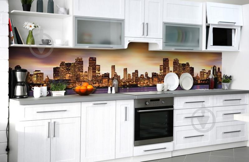 Скинали на кухню Zatarga «Охровое небо» 600х2500 мм виниловая 3Д наклейка кухонный фартук самоклеящаяся Скинали на кухню Zatarga «Охровое небо» 600х2500 мм виниловая 3Д наклейка кухонный фартук самоклеящаяся