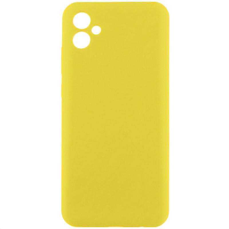Протиударний чохол Silicone Cover Lakshmi Full Camera (AA) для Samsung Galaxy A06 жовтий