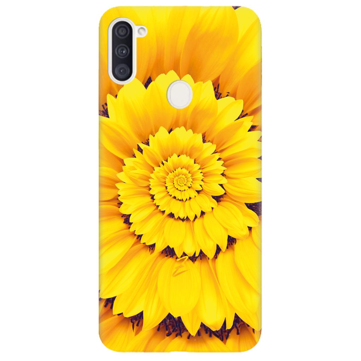 Силиконовый чехол Zorrov для Samsung Galaxy A11 - Sunflower (14140040133099967)