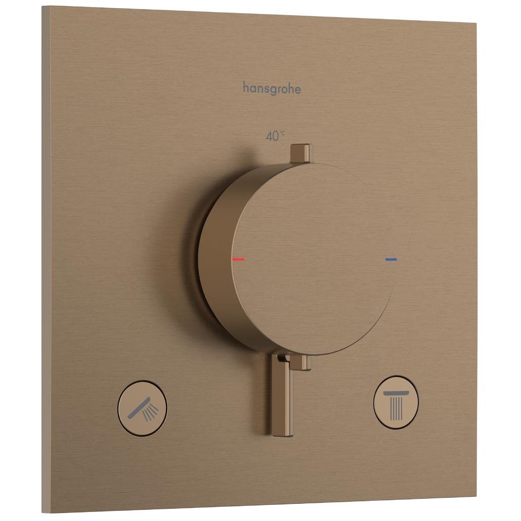 Наружная часть смесителя Hansgrohe Ecostat Comfort 33711140 с термостатом Бронзовый (271531)