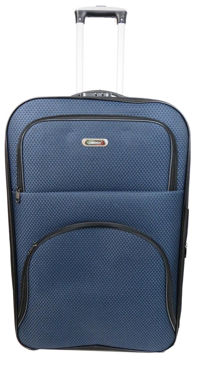 Чемодан средний на колесах Gedox 67 л Темно-синий
