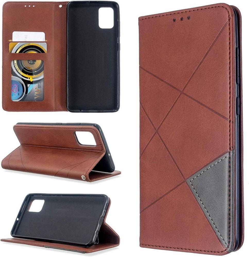 Чехол книжка SHLab Prisma Samsung Galaxy A51 A515 Brown (36294-30)