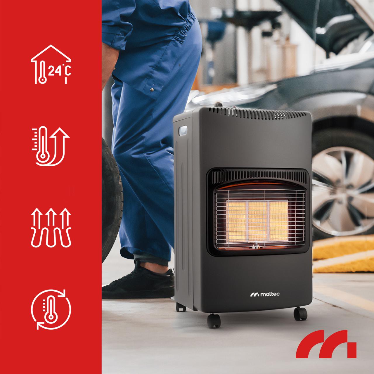Газовый обогреватель Maltec GAS-500WT 4,2 кВт керамический инфракрасный складной со шлангом и редуктором без баллона. - фото 9 Газовый обогреватель Maltec GAS-500WT 4,2 кВт керамический инфракрасный складной со шлангом и редуктором без баллона. - фото 9