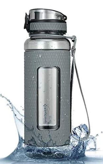 Бутылка для воды KingCamp Silicon Tritan Bottle KA1144 Gray (R239)