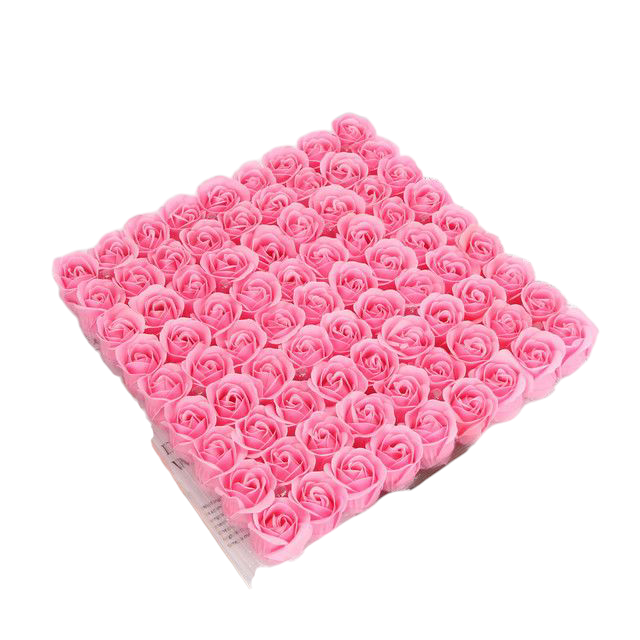 Розы из мыла 81 шт. Розовый (2321918739)