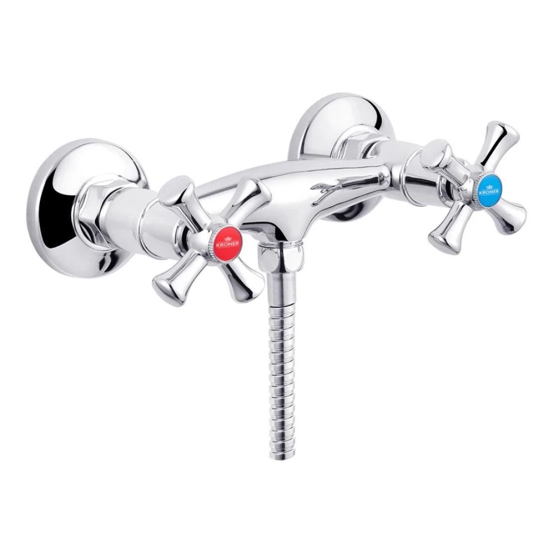 Змішувач для душу Kroner KRM Rhein C050 без виливу Хром (CV019665)