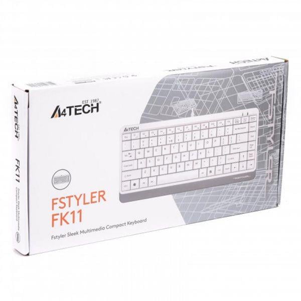 Клавиатура A4Tech FK11 USB White (1185246)