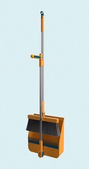 Совок с щеткой из нержавеющей стали TL-HC03 Желтый (TL-HC03Y)