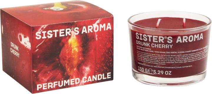 Свічка Ароматична Sister`s Aroma Вишня 150 г (4820227785452)