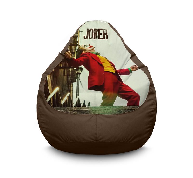 Кресло мешок iPuff Joker Dance Оксфорд XXXL 100х135 см Коричневый