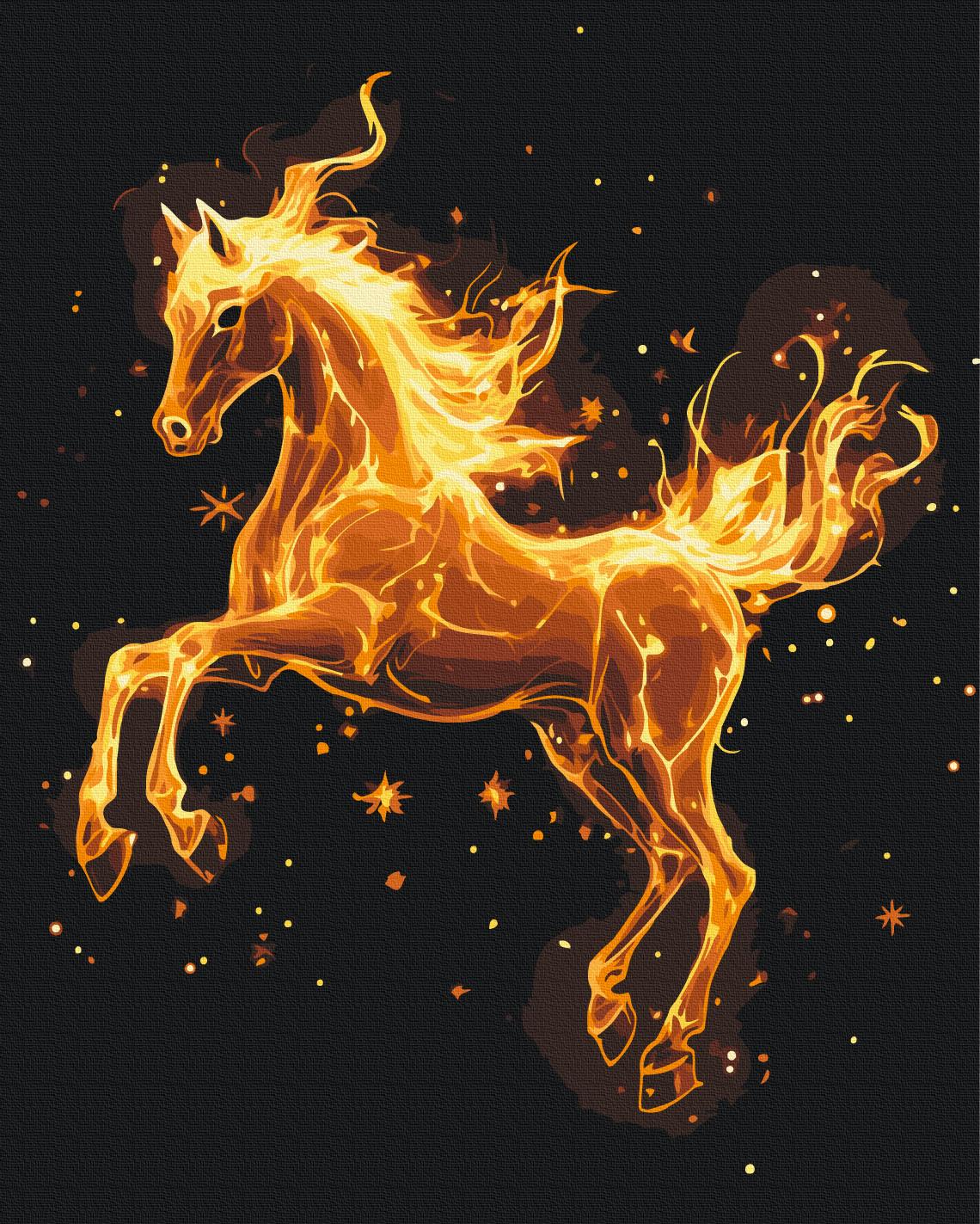 Картина по номерам Brushme Символ 2026 года 40x50 см (BS54523)