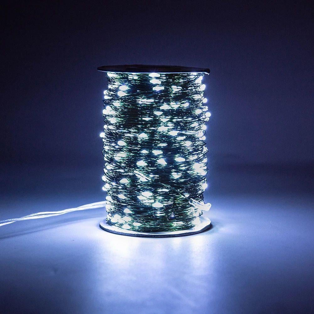 Гирлянда роса Sofi3D уличная с пультом 200 м 2000 Led Холодный белый (200m-w-gr)