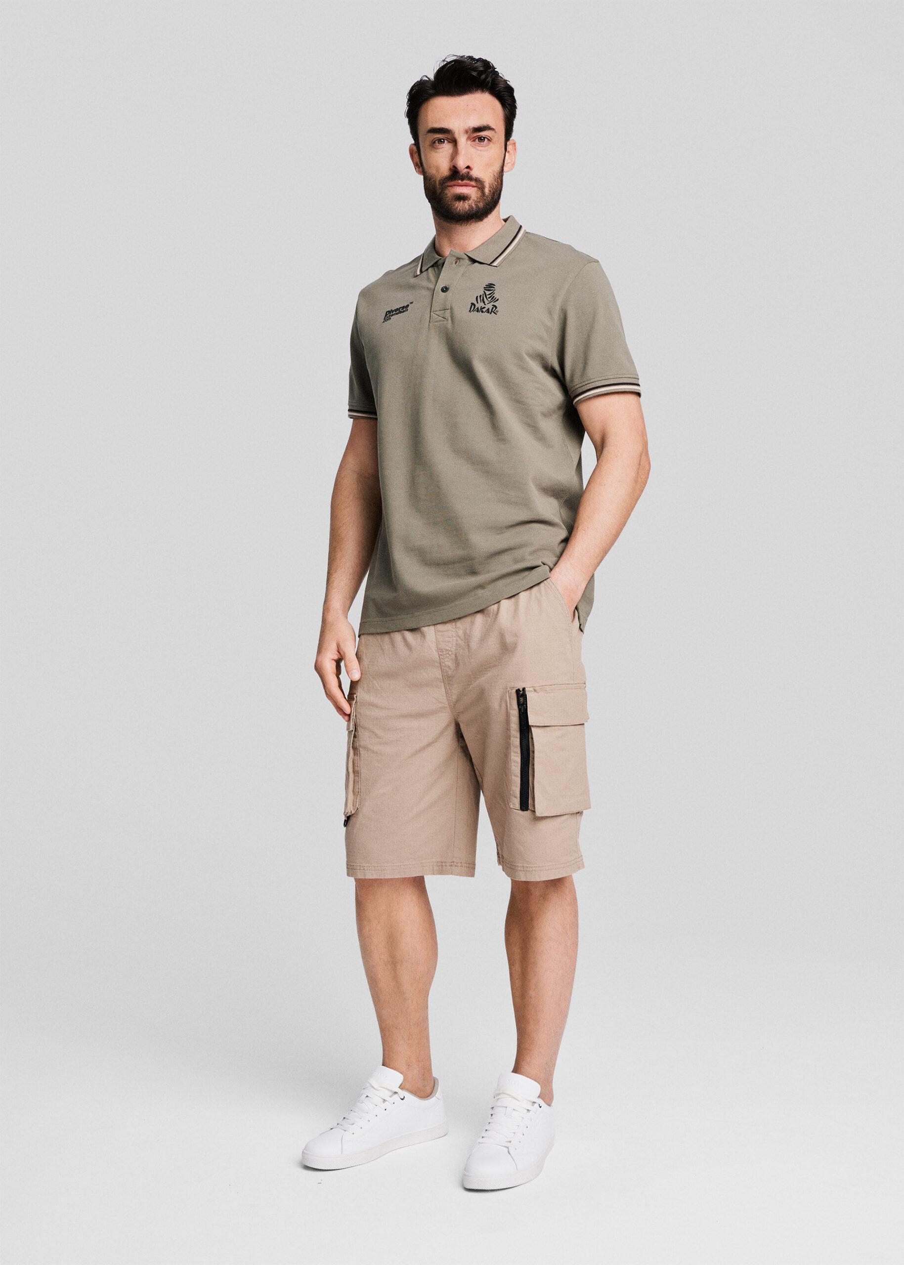 Поло чоловіче Diverse DKR P 07 2XL Темний хакі (5905384143662)