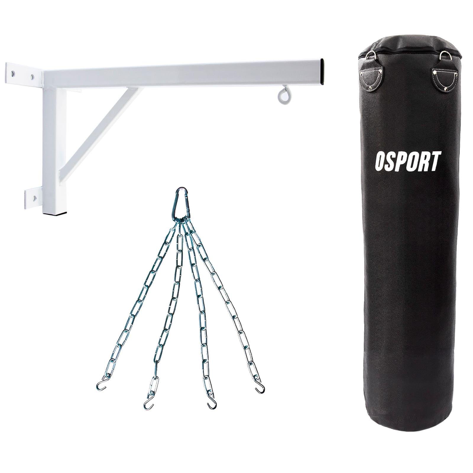 Набор OSPORT 124 Set боксерская груша кирза 1.2 м/кронштейн/подвес (n-0157)