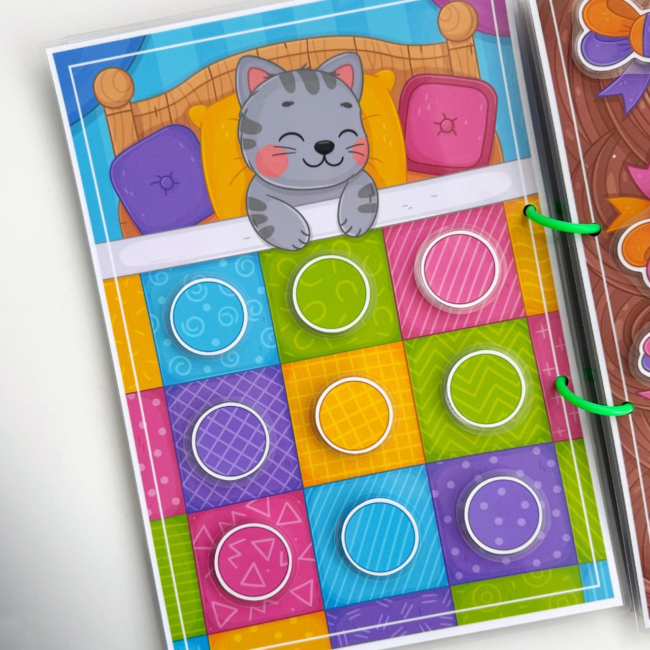 Альбом на липучках Невероятные цвета развивающий (LP-0059) - фото 4 Альбом на липучках Невероятные цвета развивающий (LP-0059) - фото 4