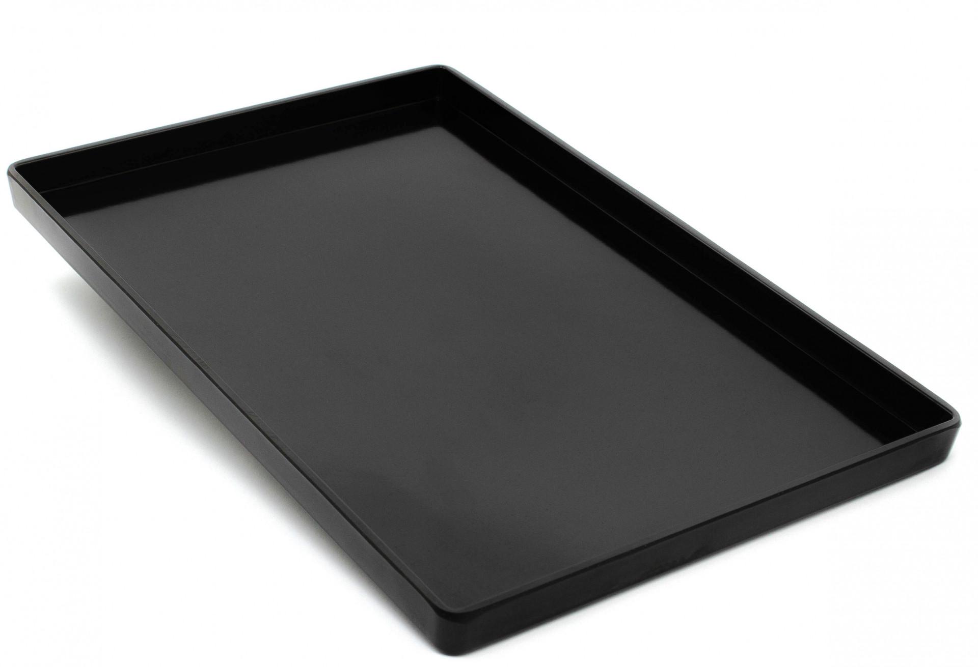 Поднос для подачи One Chef прямоугольный меламин 33,8х22,4х2 см Черный - фото 6 Поднос для подачи One Chef прямоугольный меламин 33,8х22,4х2 см Черный - фото 6
