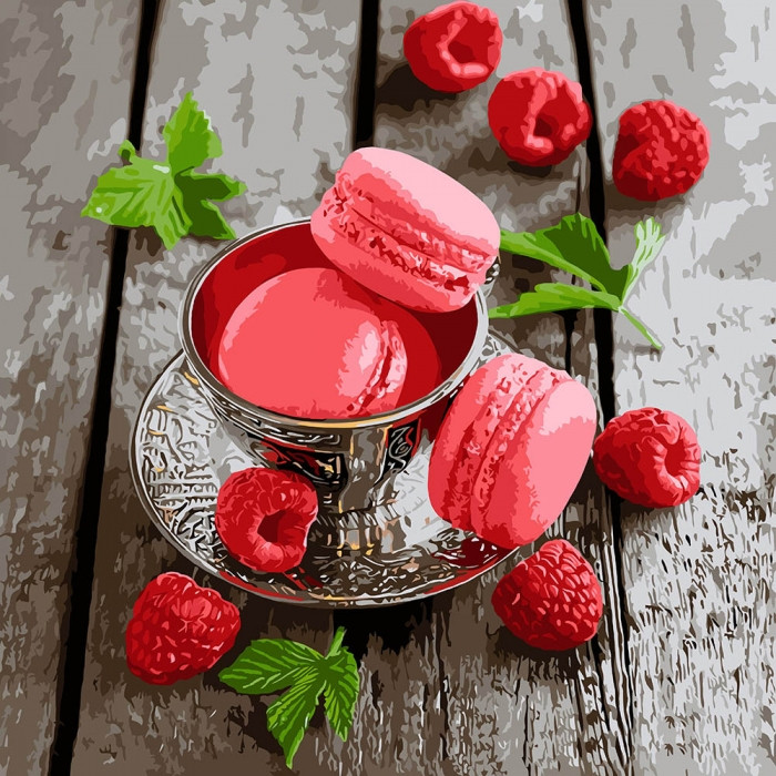 Картина по номерам Малиновый привкус 40х40 см (KHO5592)