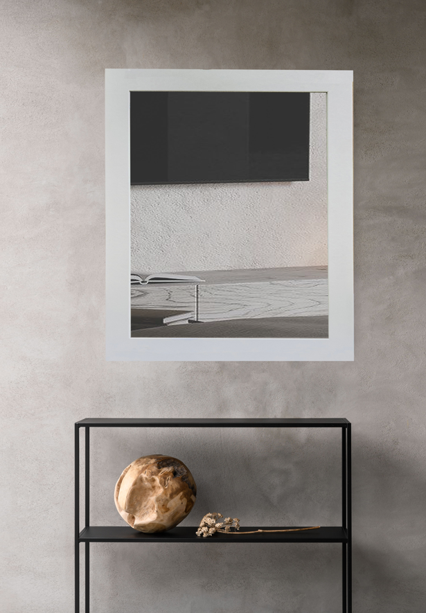 Дзеркало в рамі CRYSTAL GLASS 1800 900x600 мм Білий (С3568)