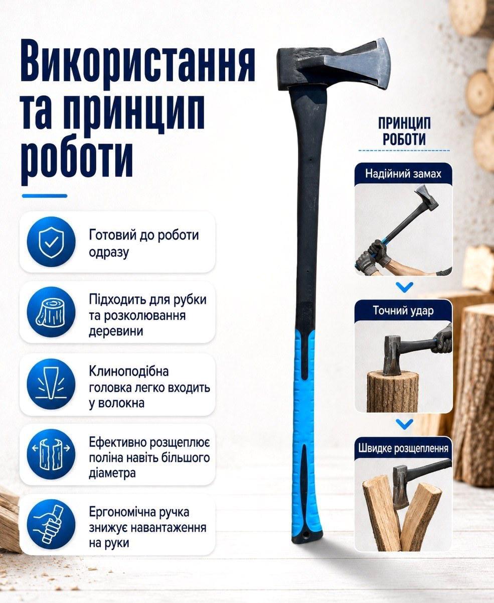 Дровокол AgroStar (А0057756) - фото 4 Дровокол AgroStar (А0057756) - фото 4