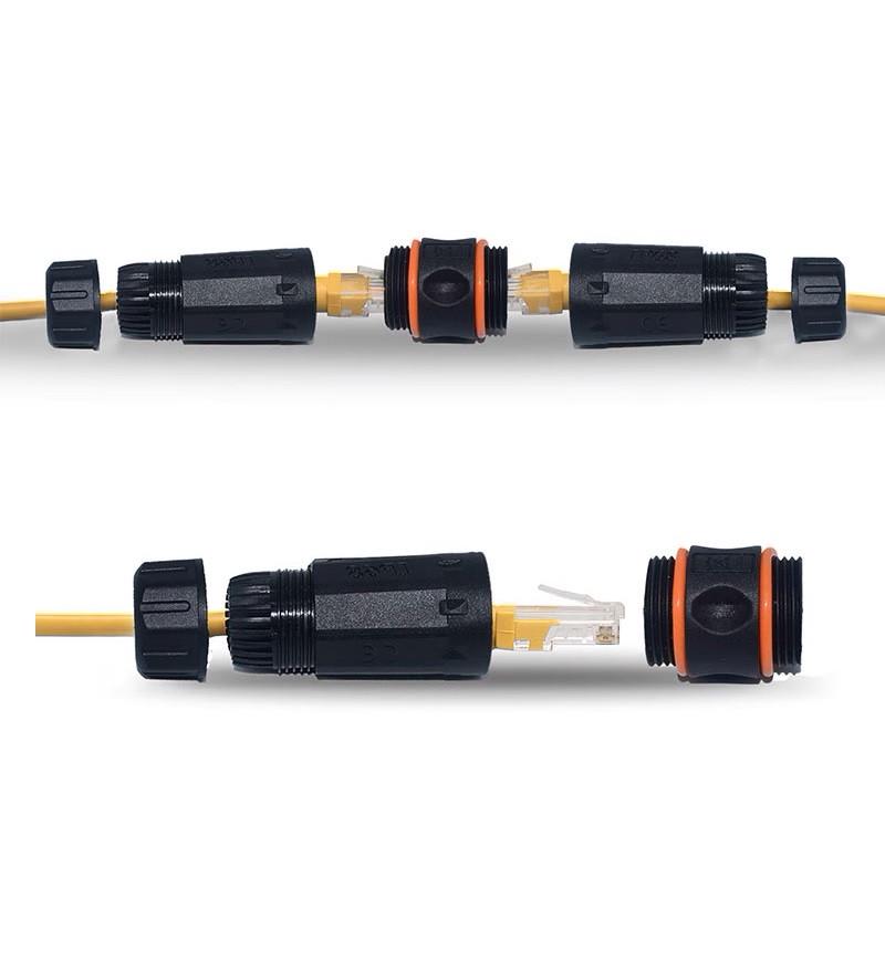 Разъем сетевой водо-пыленепроницаемый RJ45 экранированный CAT.6А 10Gbps IP68 (LW-WP6A) - фото 3 Разъем сетевой водо-пыленепроницаемый RJ45 экранированный CAT.6А 10Gbps IP68 (LW-WP6A) - фото 3