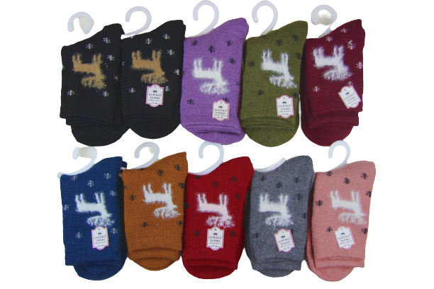 Термоноски женские Корона №2657 собачья шерсть 10 пар р. 37-42 Термоноски женские Корона №2657 собачья шерсть 10 пар р. 37-42