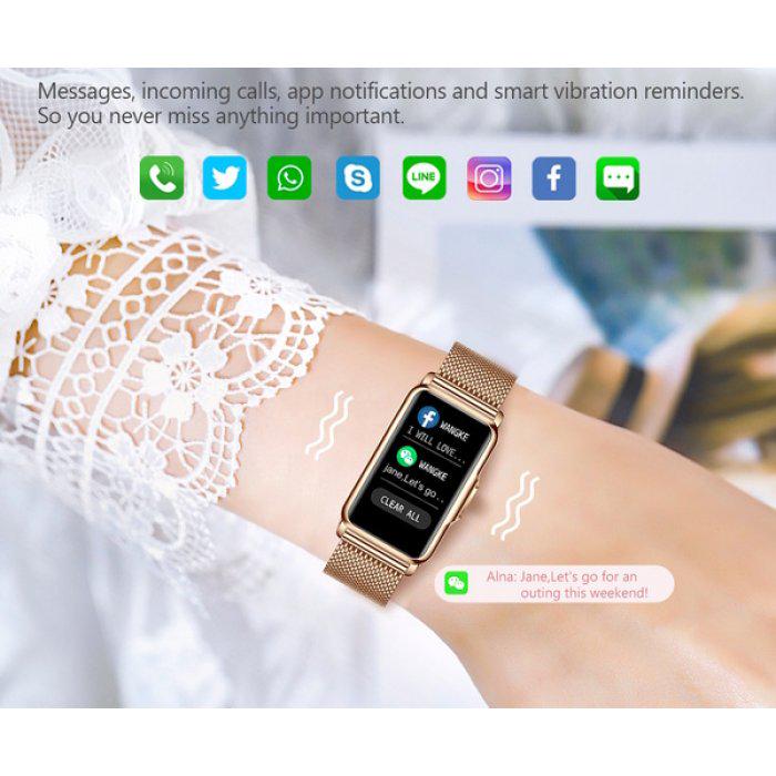 Смарт-годинник UWatch Smart Mioband Nano+ Gold (102-96-1634) - фото 10