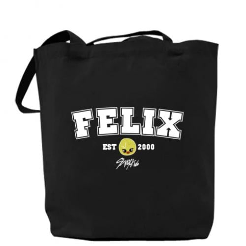 Шоппер Felix Stray Kids 37x41 см Черный (12855210-2-182270)