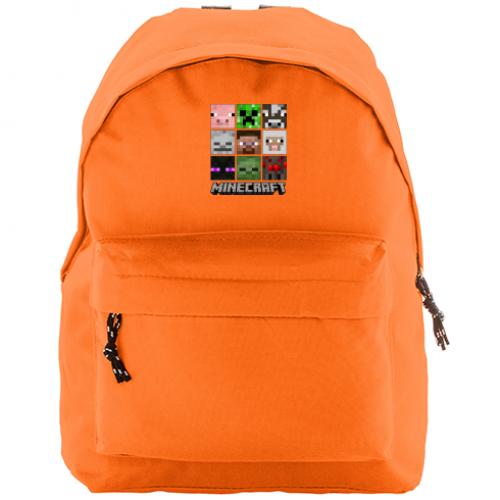 Городской рюкзак Compact Minecraft character heads (16028006-9-160920)