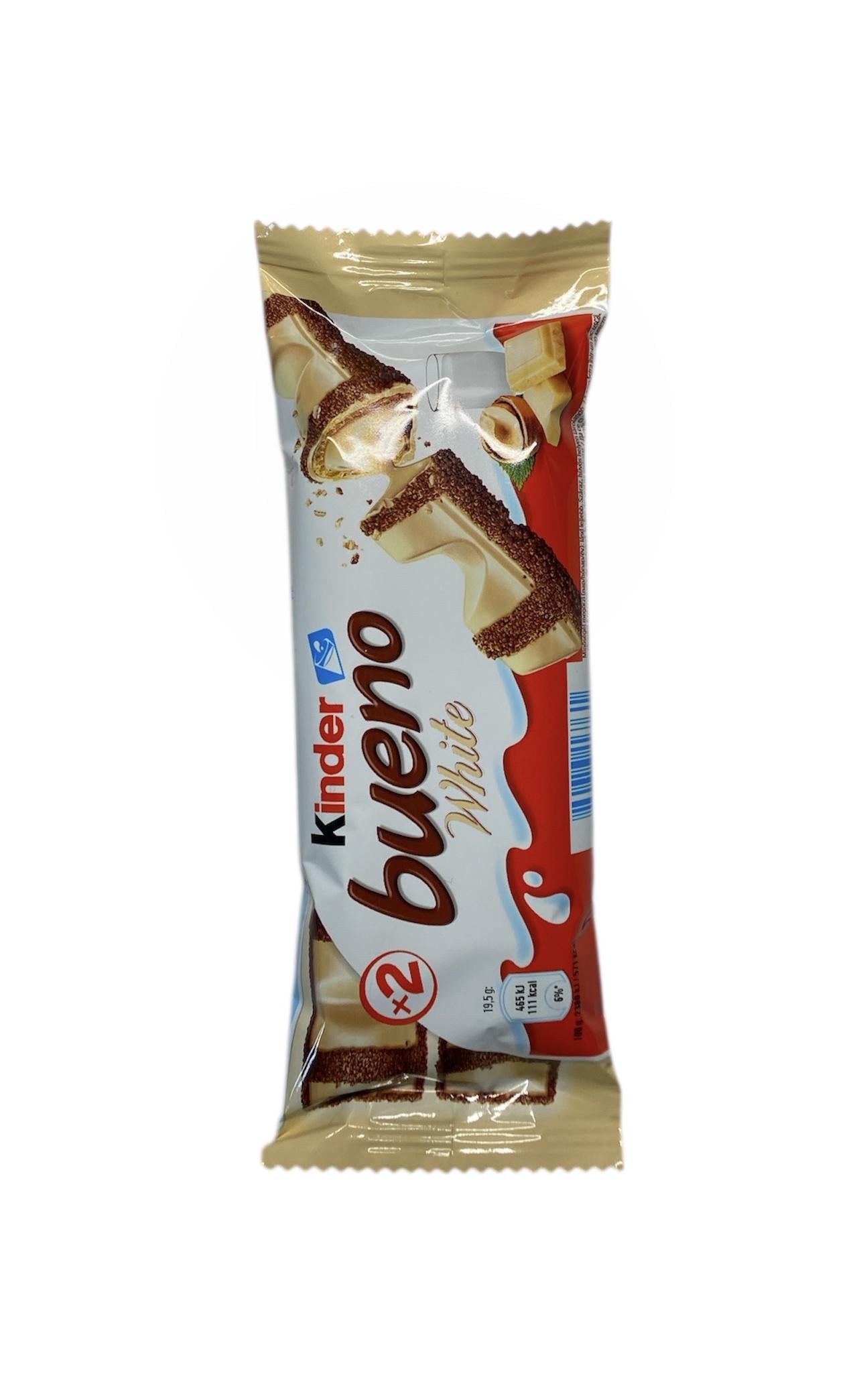 Вафельный батончик Kinder Bueno White 39 г (60688)