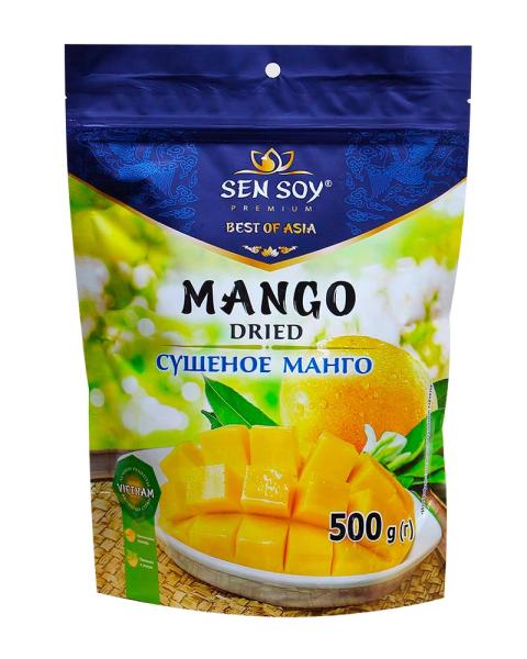 Манго сушене Sen Soy Dried Premium без цукру 500 г (23649090)