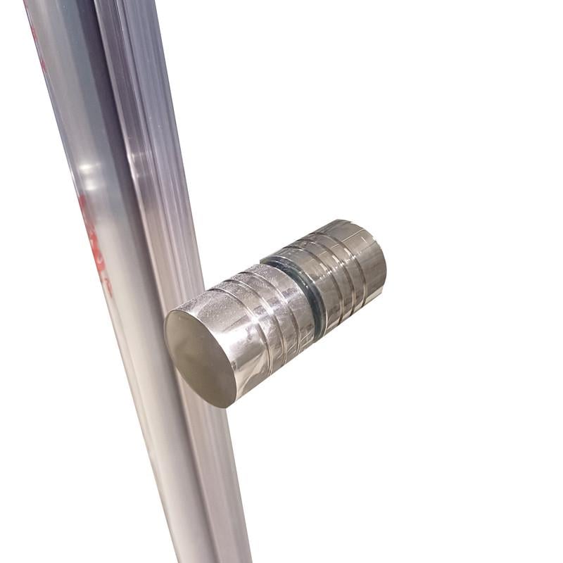 Душевая кабина без поддона KOER SR SC05-90x90x195-TR-01 прозрачное стекло Easy Clean 6 мм Хром (KR5363) - фото 5 Душевая кабина без поддона KOER SR SC05-90x90x195-TR-01 прозрачное стекло Easy Clean 6 мм Хром (KR5363) - фото 5