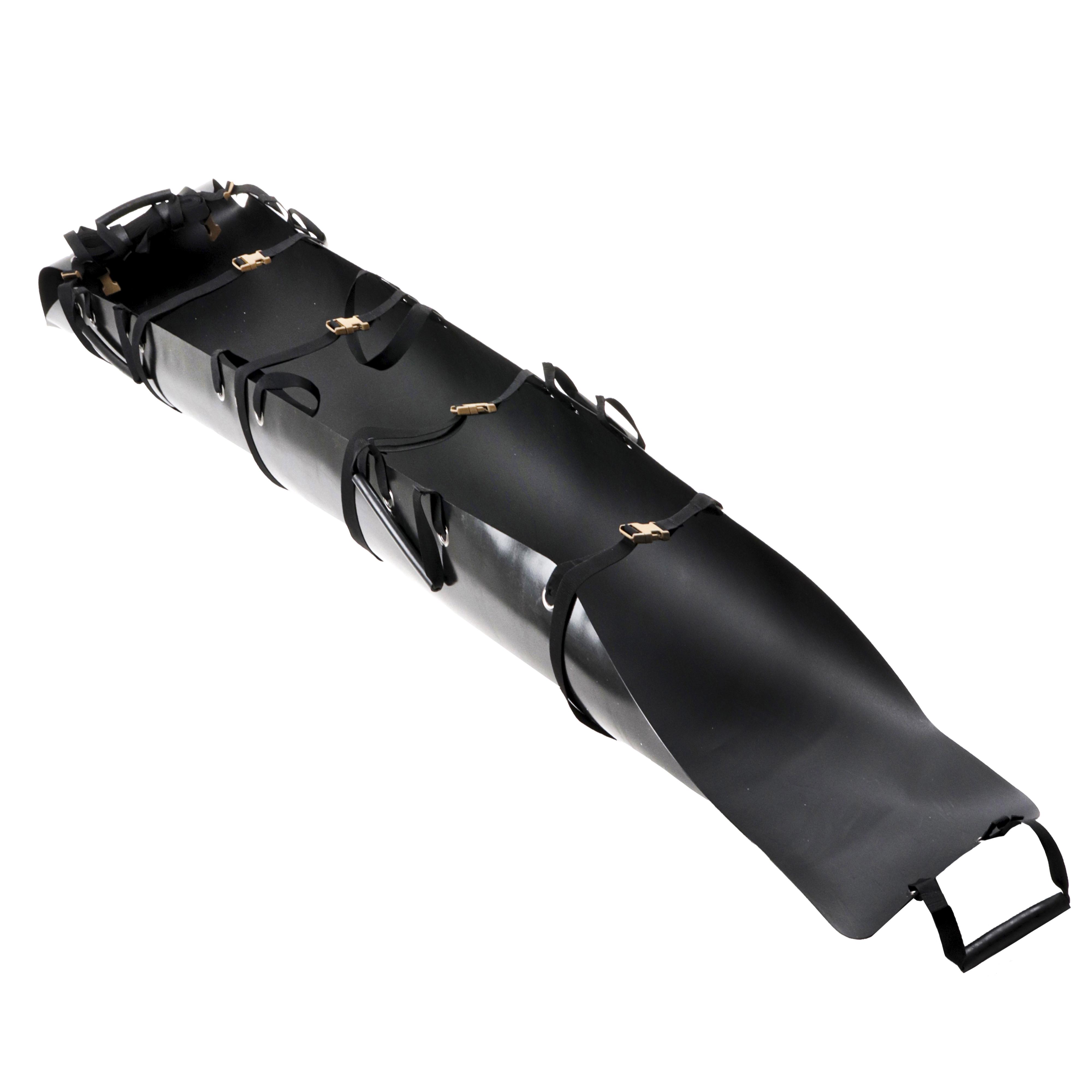 Носилки пластиковые волокуши СКЕД 2350х750х1,5 мм Черный (0008)