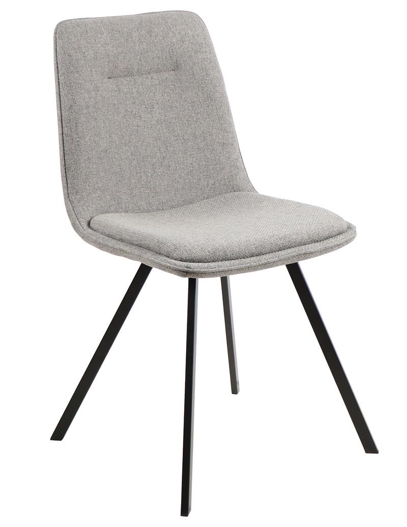 Стул для кухни Vetro Mebel M-71 металл/ткань Черный/Серый (M-71-grey/black)