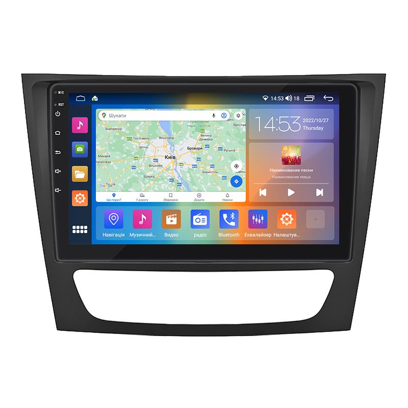 Штатная магнитола 9" Lesko для Mercedes-Benz E-Класс III (W211, S211) Рестайлинг 2006-2009 4/64Gb CP 4G Prime