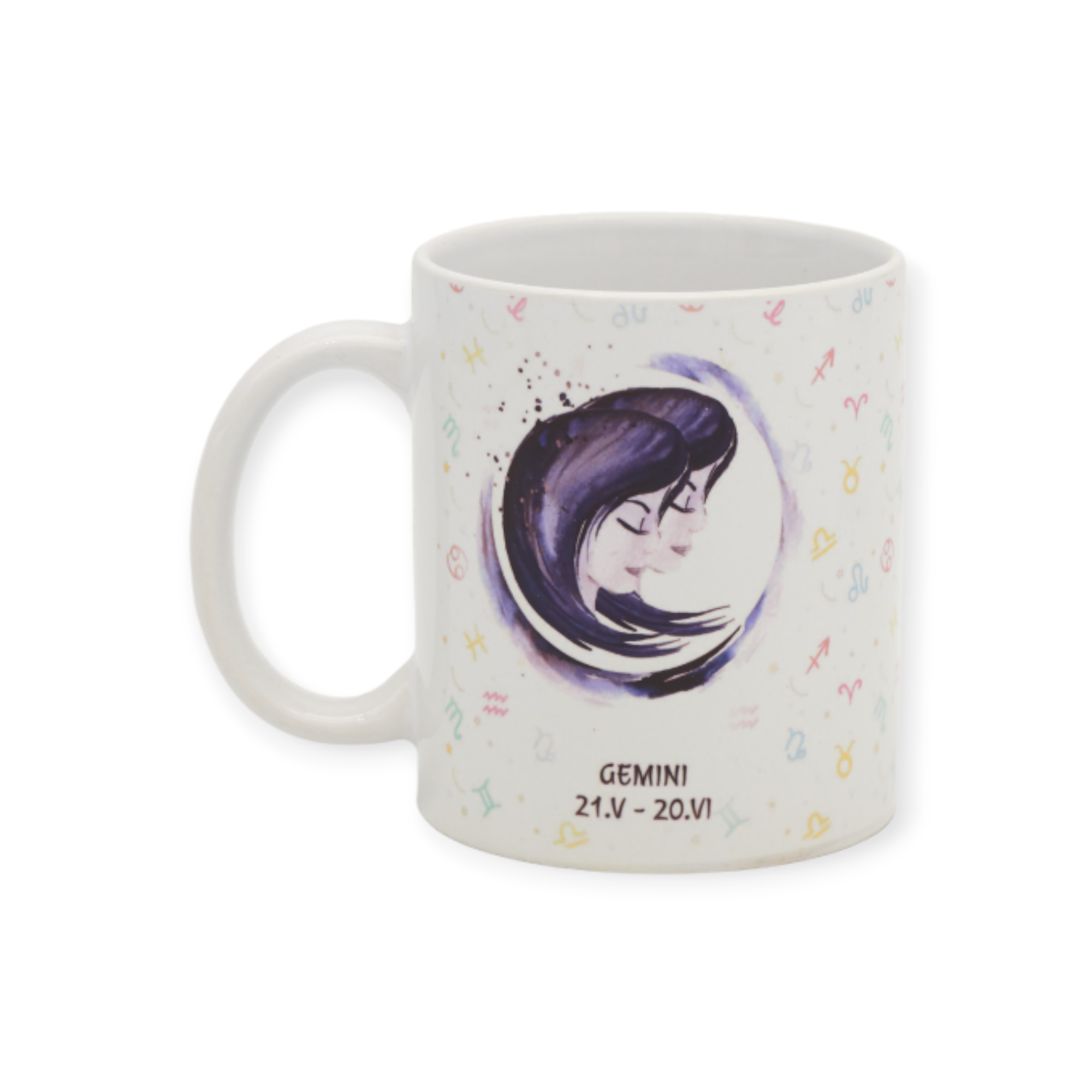 Чашка з принтом знак зодіаку Близнюки 330 мл (01_K1133021131)