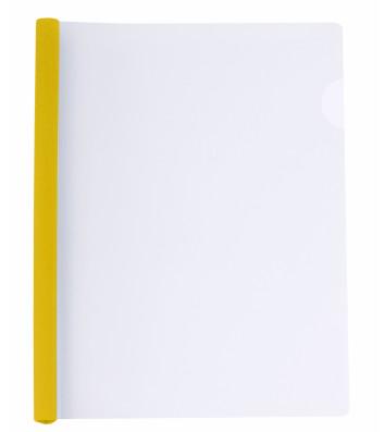 Папка Economix A4 с планкой-прижимом на 95 л. полипропилен Желтый (Е31211-05)