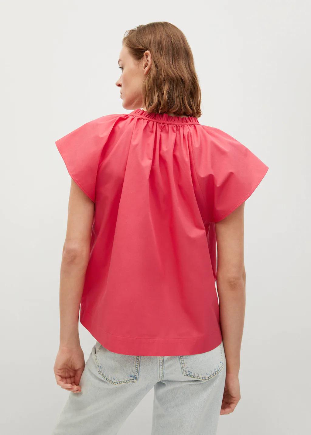 Блузка Mango XL Кораловый (9827863) - фото 2 Блузка Mango XL Кораловый (9827863) - фото 2