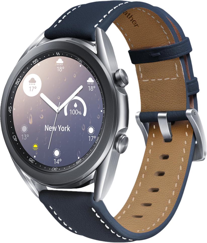 Ремешок кожаный Folsa для Galaxy Watch 3 41 мм Dark Blue (31515-5D)