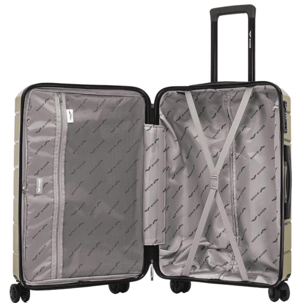 Валіза поліпропіленова Wings PP06 велика Шампань (Wp00555) - фото 8