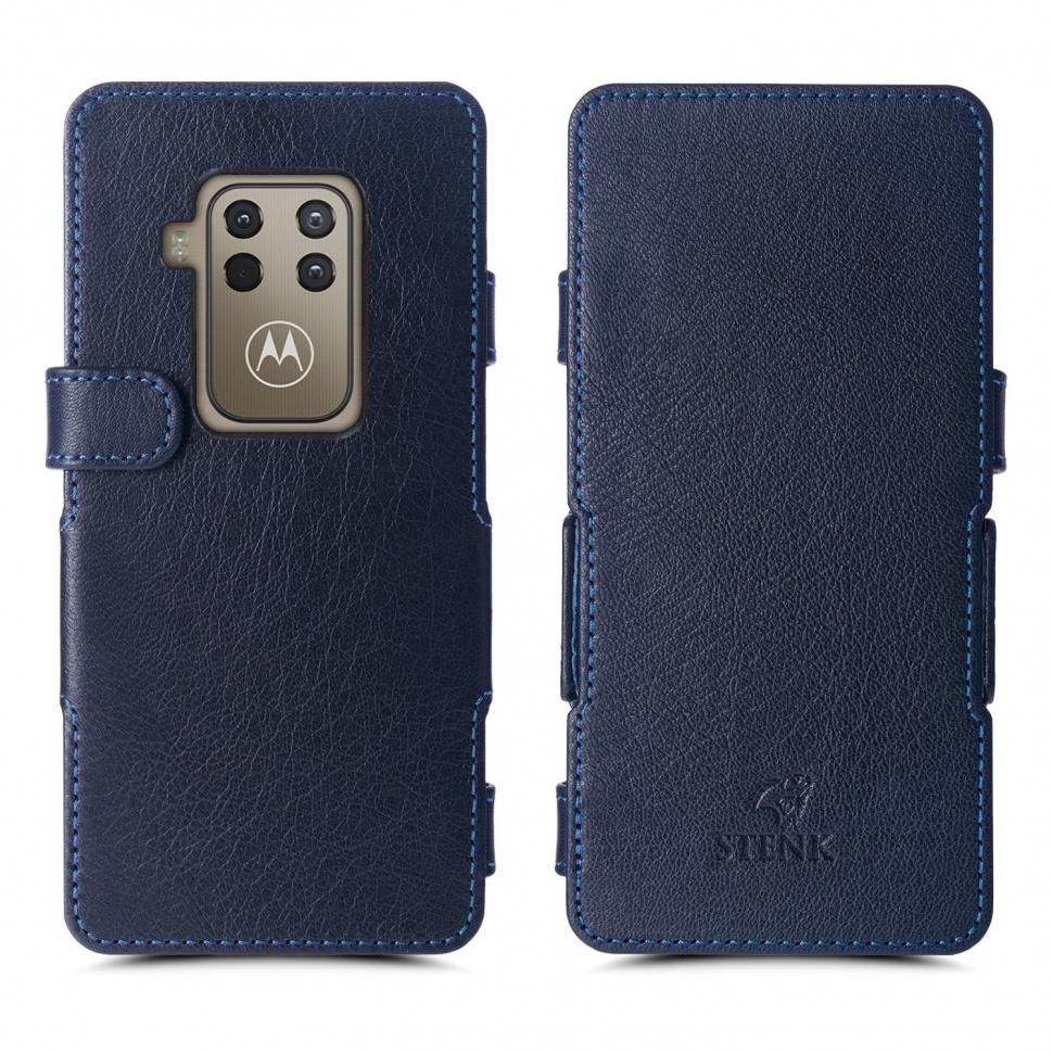 Чехол книжка Stenk Prime для Motorola One Zoom Синий (64640)