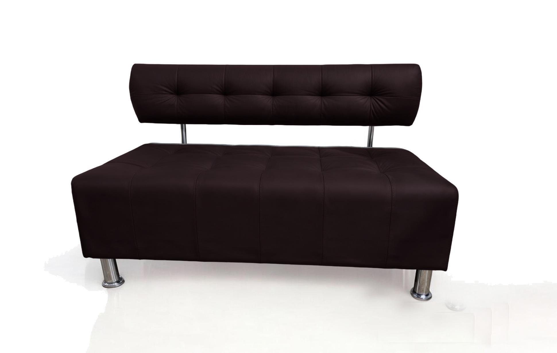 Диван офисный Tobi Sho Стелс со спинкой без подлокотников 1200x560x750 мм кожзам Темный шоколад (22311) - фото 1 Диван офисный Tobi Sho Стелс со спинкой без подлокотников 1200x560x750 мм кожзам Темный шоколад (22311) - фото 1