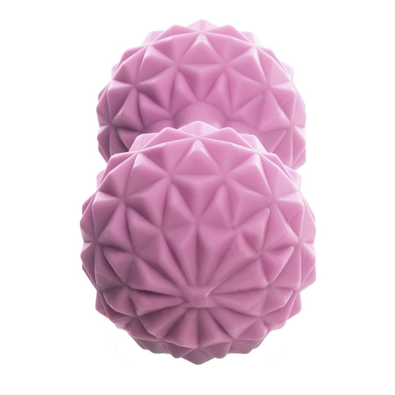 Массажер для спины DuoBall Massage Ball eva 12,5x6,5 см Фиолетовый (FI-1477) - фото 3
